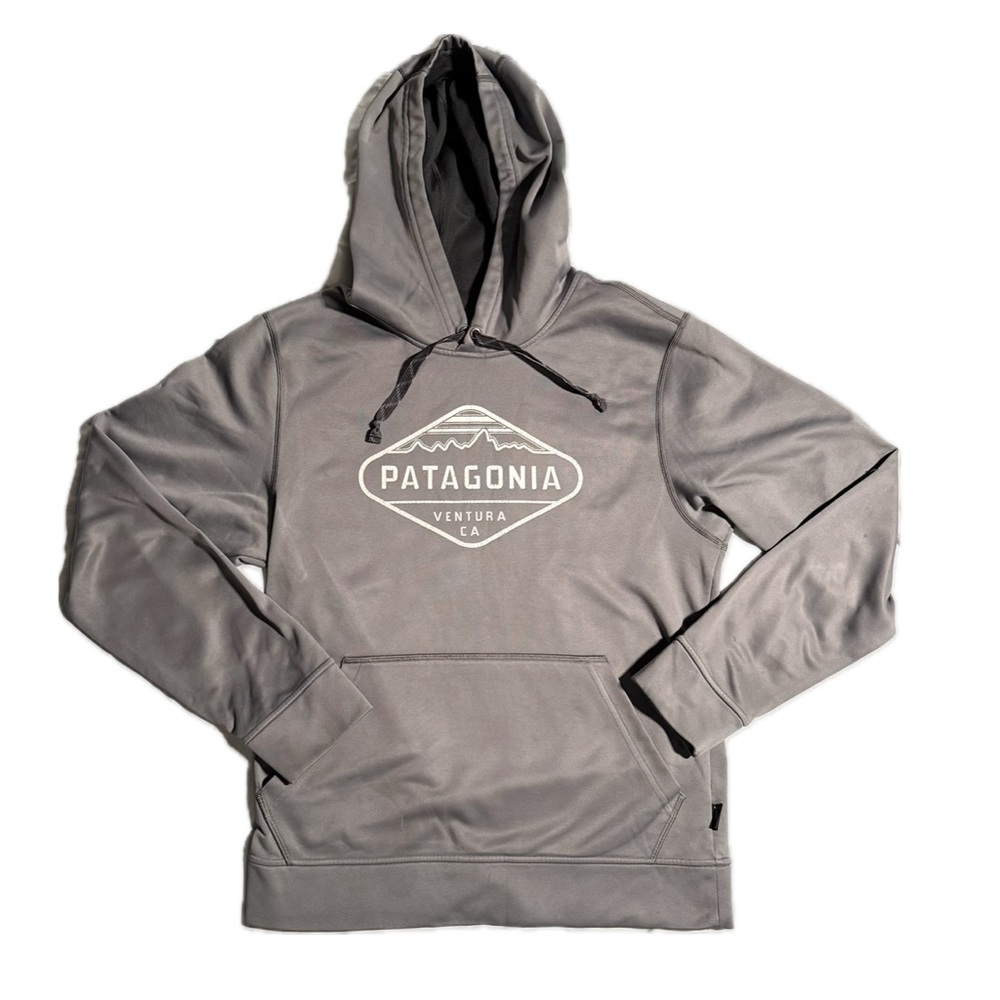 Patagonia Women’s Gray Hoodie – Pullover Sweatshirt, Outdoor Activewear, Size S